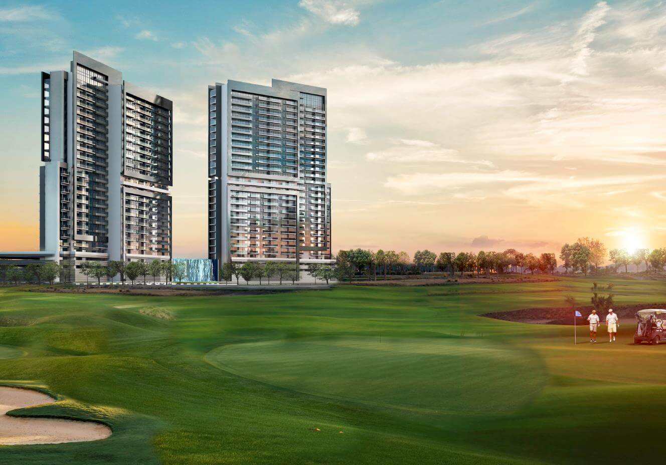 Golf Gate Apartments at DAMAC Hills with Easy Payment Plan
