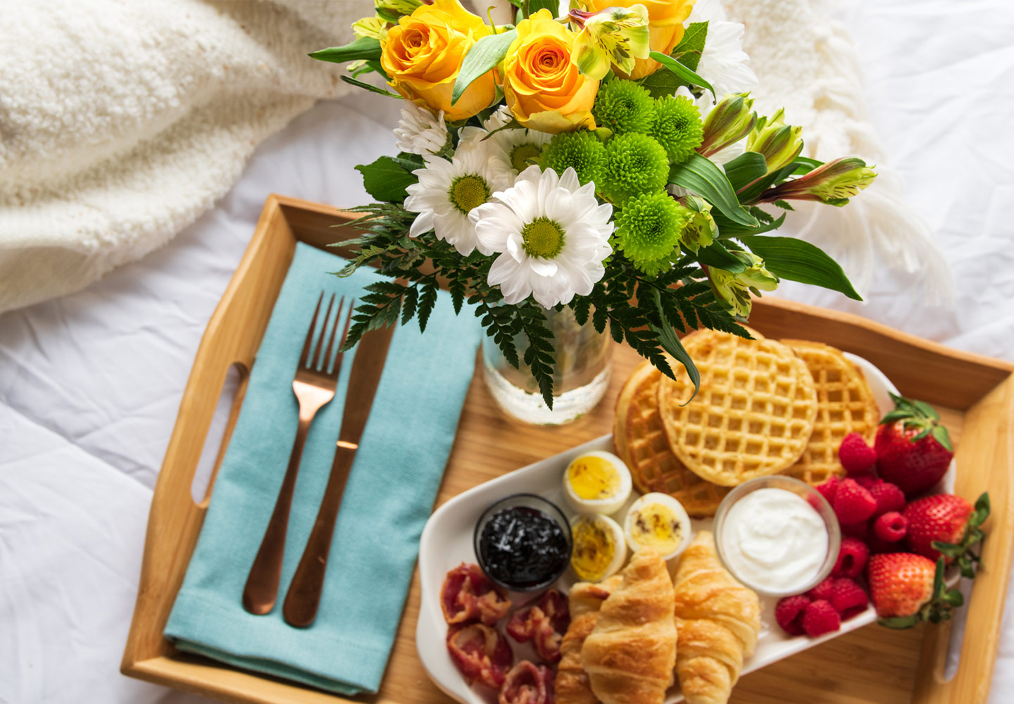 3 Floral Breakfast Boards For The Perfect Stay-At-Home Mother’s Day