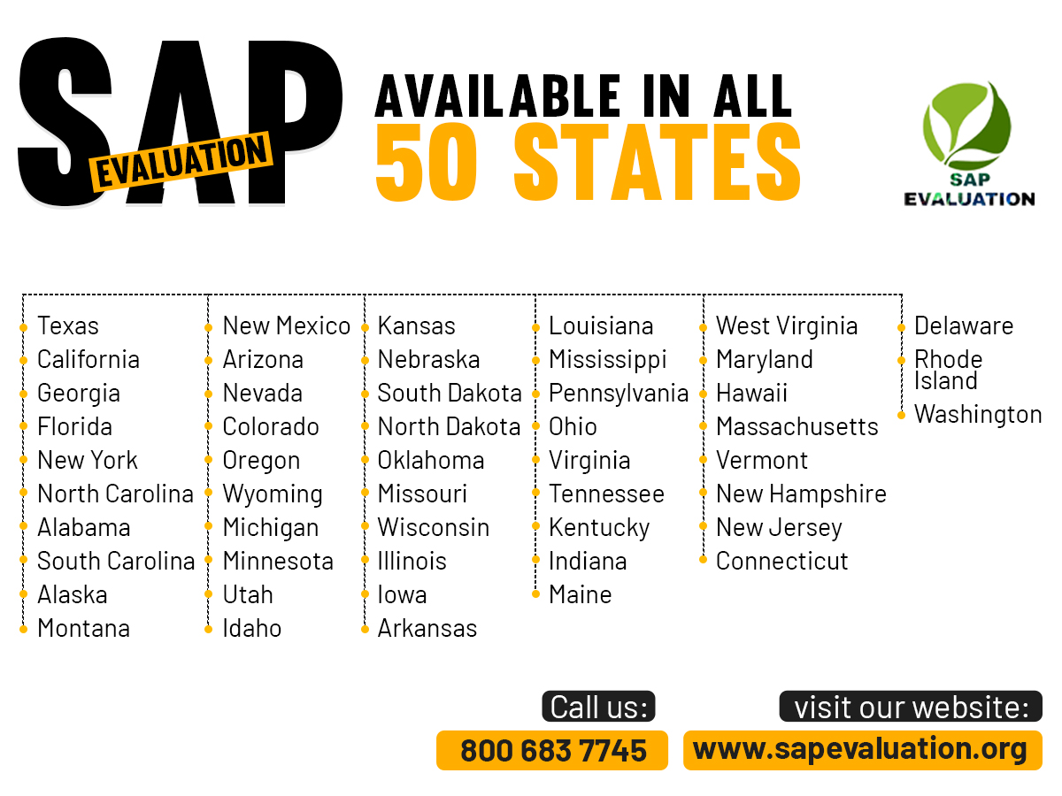 SAP Evaluation in all 50 States of USA