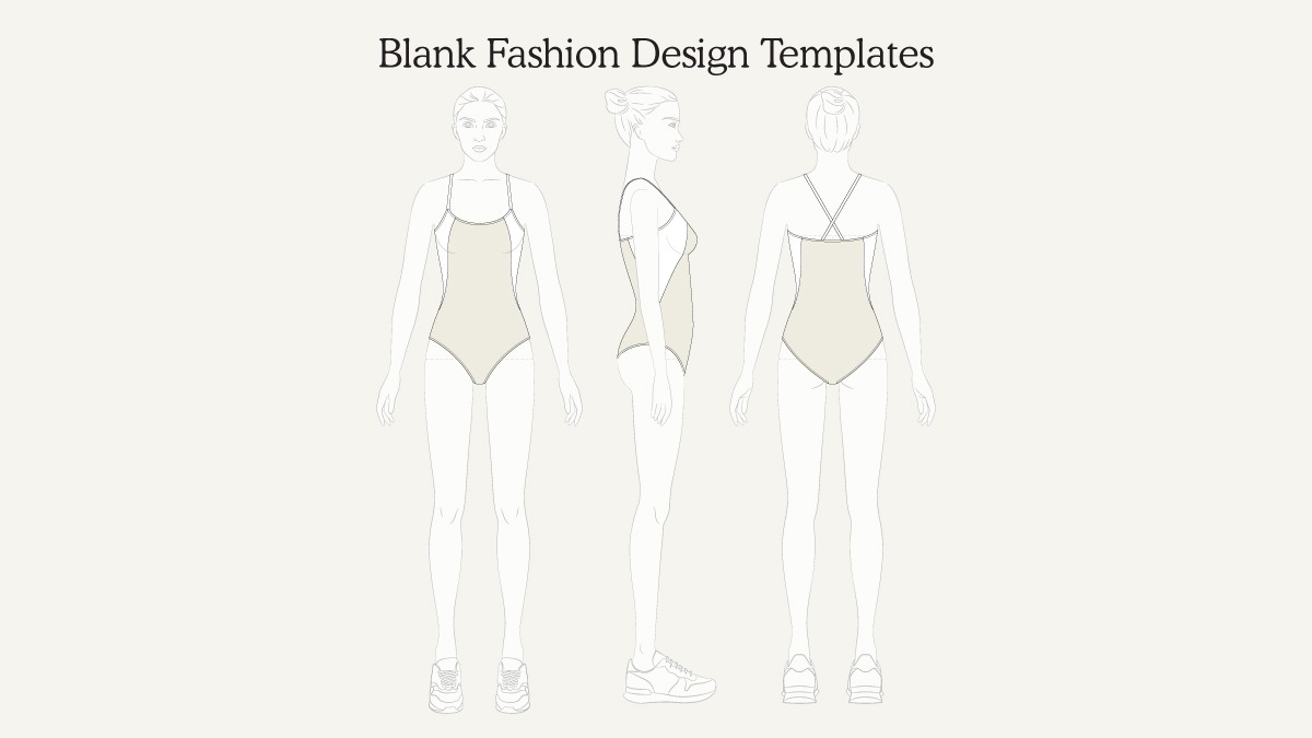 Blank Fashion Design Templates