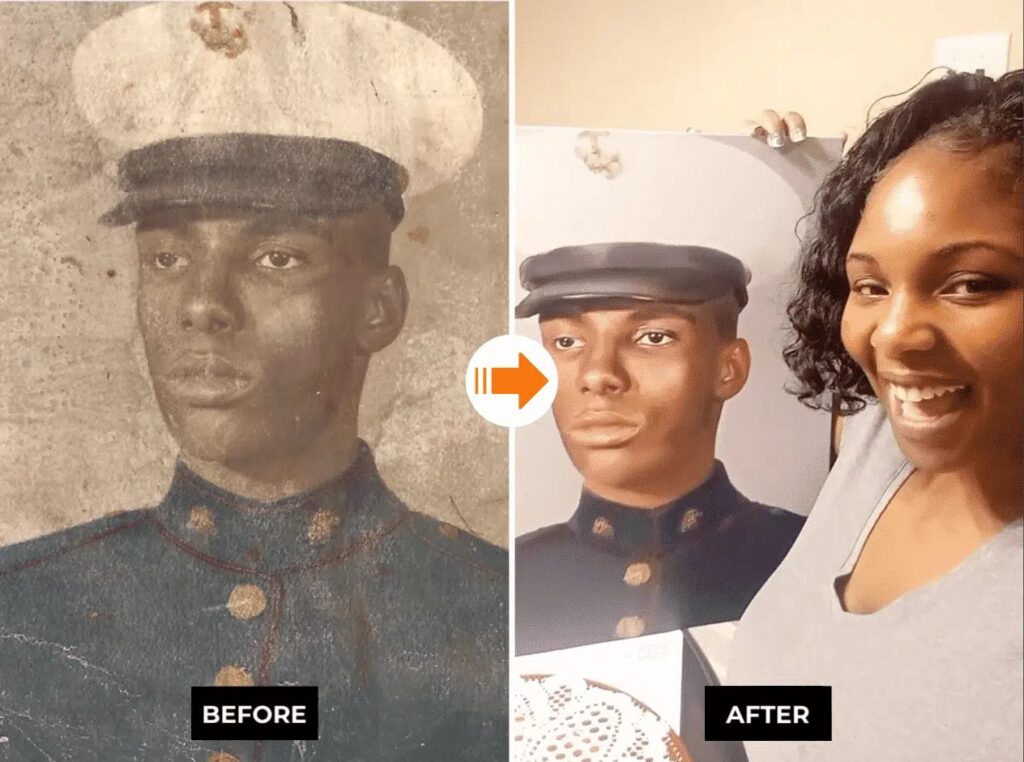 restore old photograhs