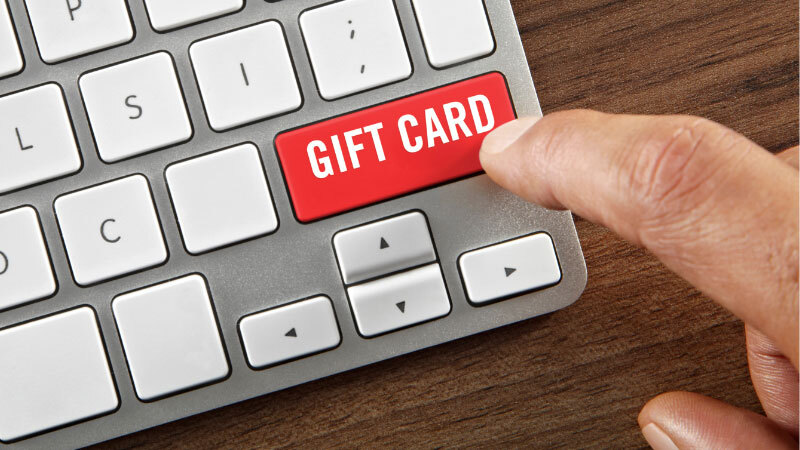 Selling gift cards online