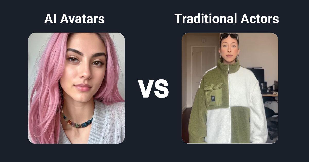 AI Avatars vs Traditional Actors