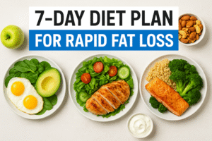 7 Day Fat Loss Diet: Complete Meal Plan & Daily Guide for Rapid Results