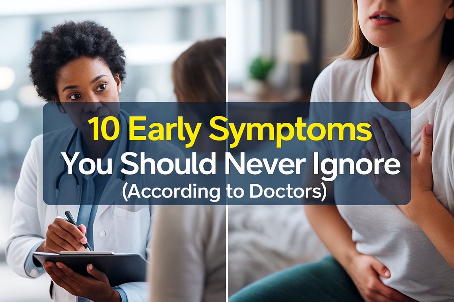 symptoms you should never ignore