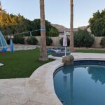 Durable & Stylish Artificial Turf for Residential Pool Areas
